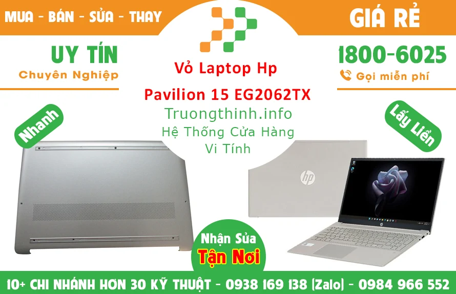 Thay Vỏ Laptop HP Pavilion 15 EG2062TX