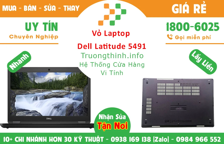 Thay Vỏ Laptop Dell Latitude 5491