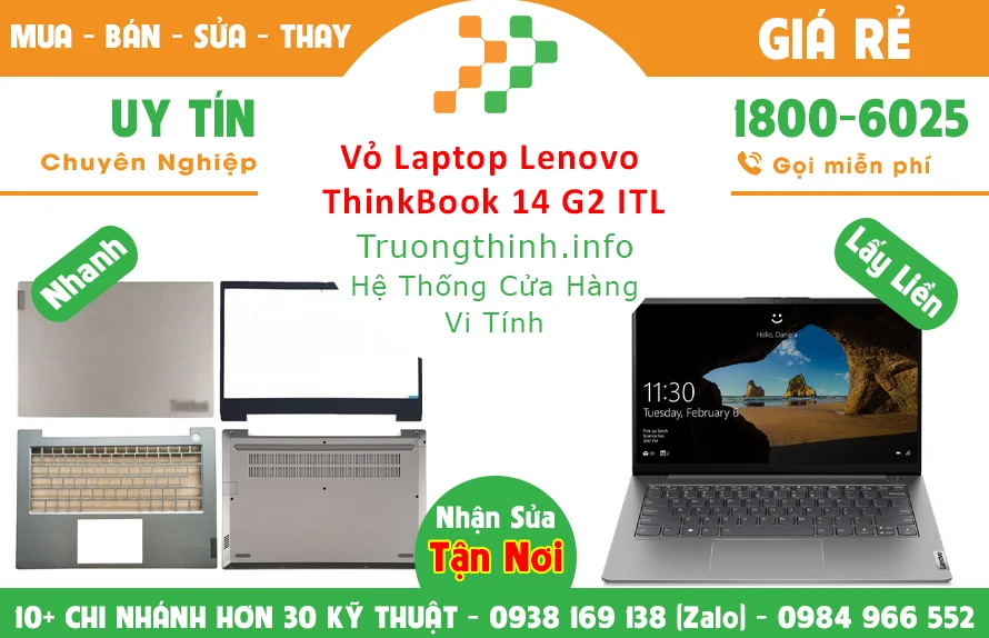 Thay Vỏ Laptop Lenovo ThinkBook 14 G2 ITL Thay Vỏ Laptop Lenovo ThinkBook 14 G2 ITL