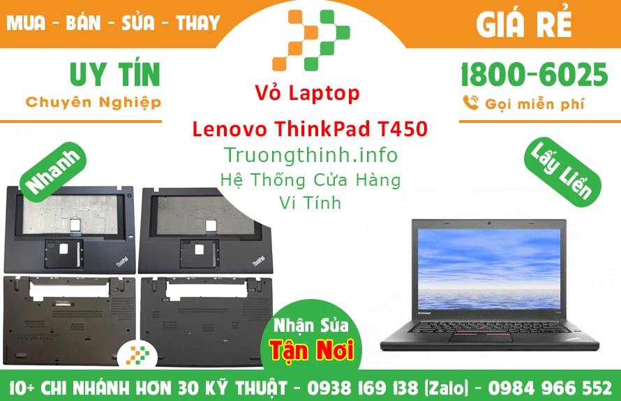 Thay Vỏ Laptop Lenovo ThinkPad T450 Thay Vỏ Laptop Lenovo ThinkPad T450