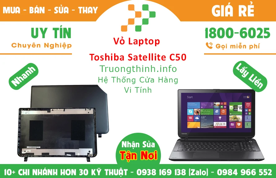 Thay Vỏ Laptop Toshiba Satellite C50 chính hãng giá rẻ