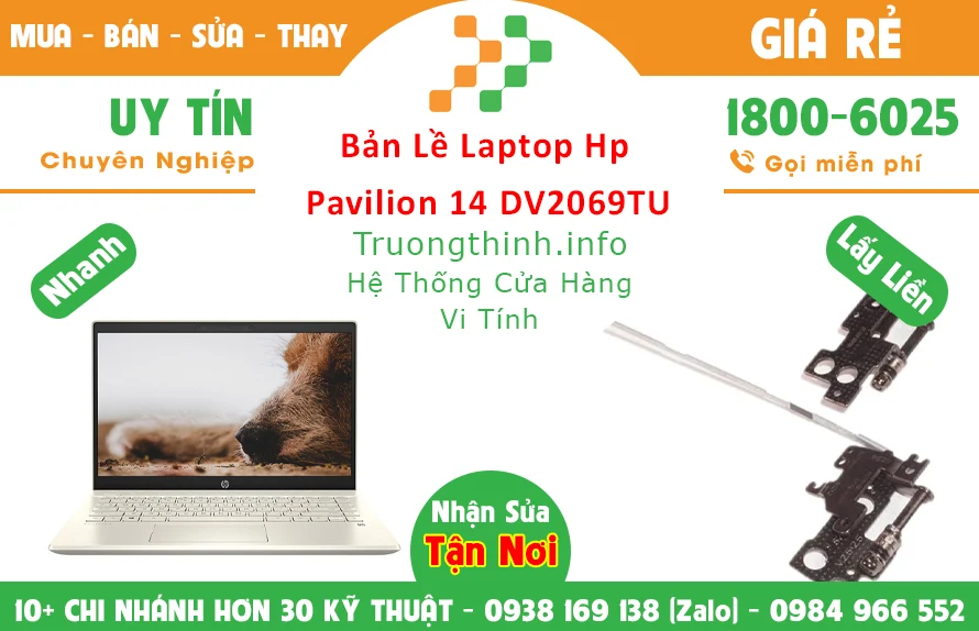 Thay Bản lề Laptop Hp Pavilion 14-DV2069TU