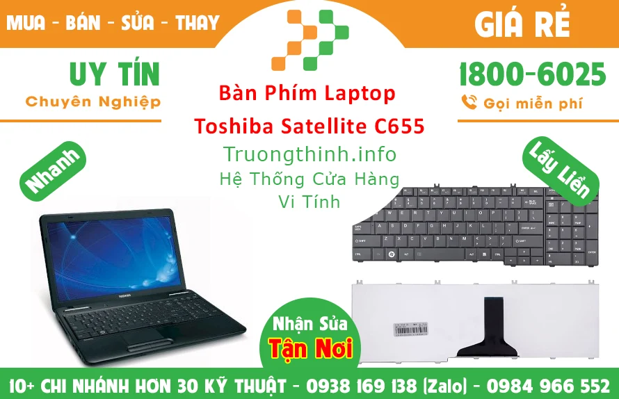 Tại sao nên sử dụng dịch vụ thay bàn phím laptop toshiba Trường Thịnh Group