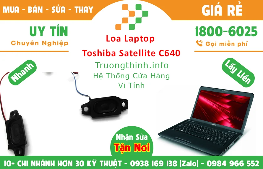 Loa Laptop Toshiba Satellite C640 Chính Hãng