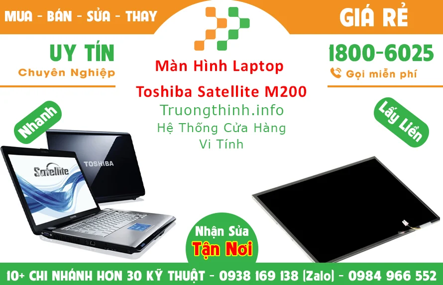 Màn Hình Laptop Toshiba Satellite M200 Chính Hãng