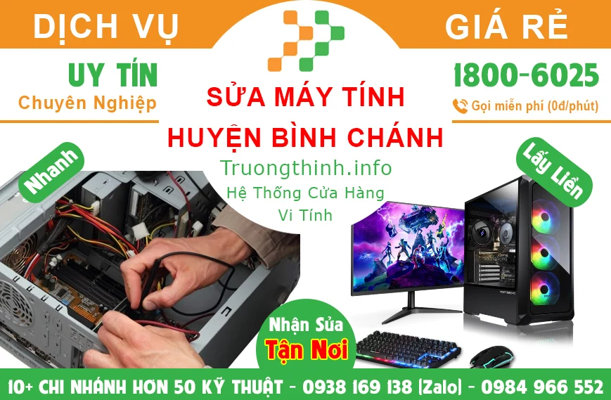 Sửa Máy Tính Huyện Bình Chánh