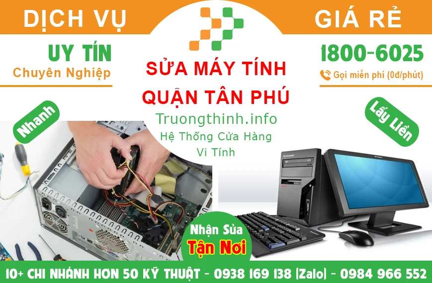 Sửa Máy Tính Quận Tân Phú
