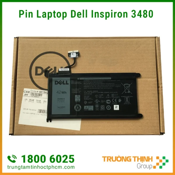 Thay Pin Laptop Dell Inspiron 3480 Giá Rẻ Tại HCM