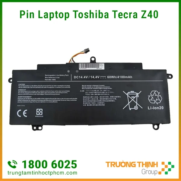 Thay Pin Laptop Toshiba Tecra Z40