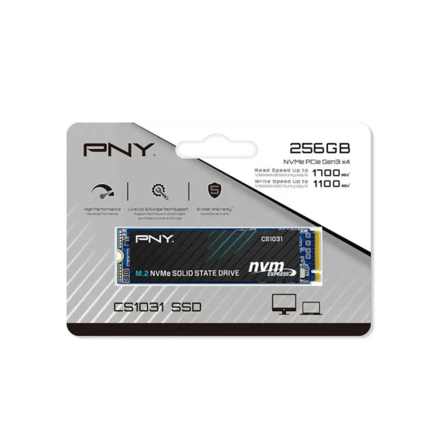 Ổ Cứng SSD PNY CS1031 M.2 2280 NVME PCIE Gen 3x4 256GB