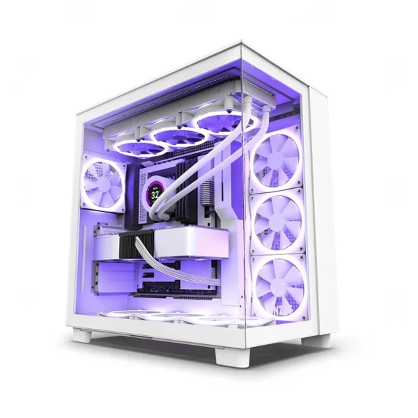 Vỏ Máy Tính Case NZXT H9 Flow White Mid Tower