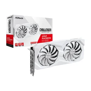 Card Đồ Họa Asrock AMD Radeon RX 6600 Challenger White 8GB (RX6600 CLW 8G)