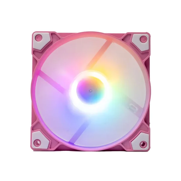 Quạt Fan Case Máy Tín Redmoon K8 - Pink 120mm Led RGB Fixed