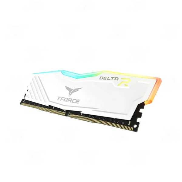 Ram Pc TeamGroup T-Force Delta RGB 16GB DDR4 3600Mhz White (TF4D416G3600HC18JBK)