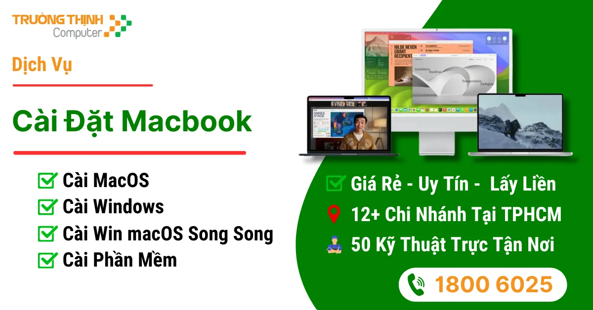 Dịch Vụ Cài Đặt macOS Giá Rẻ Tại TPHCM