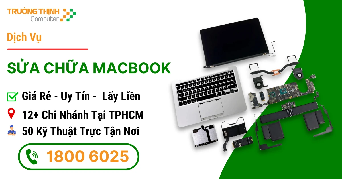 Dịch Vụ Sửa Macbook Giá Rẻ TPHCM