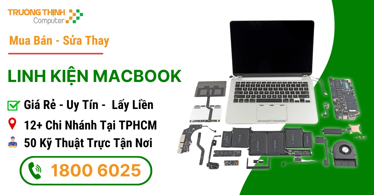 Linh kiện Macbook giá rẻ tphcm