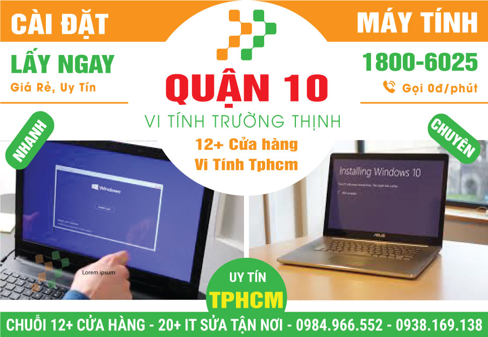 Cài Đặt Máy Tính Giá Rẻ Tại Quận 10