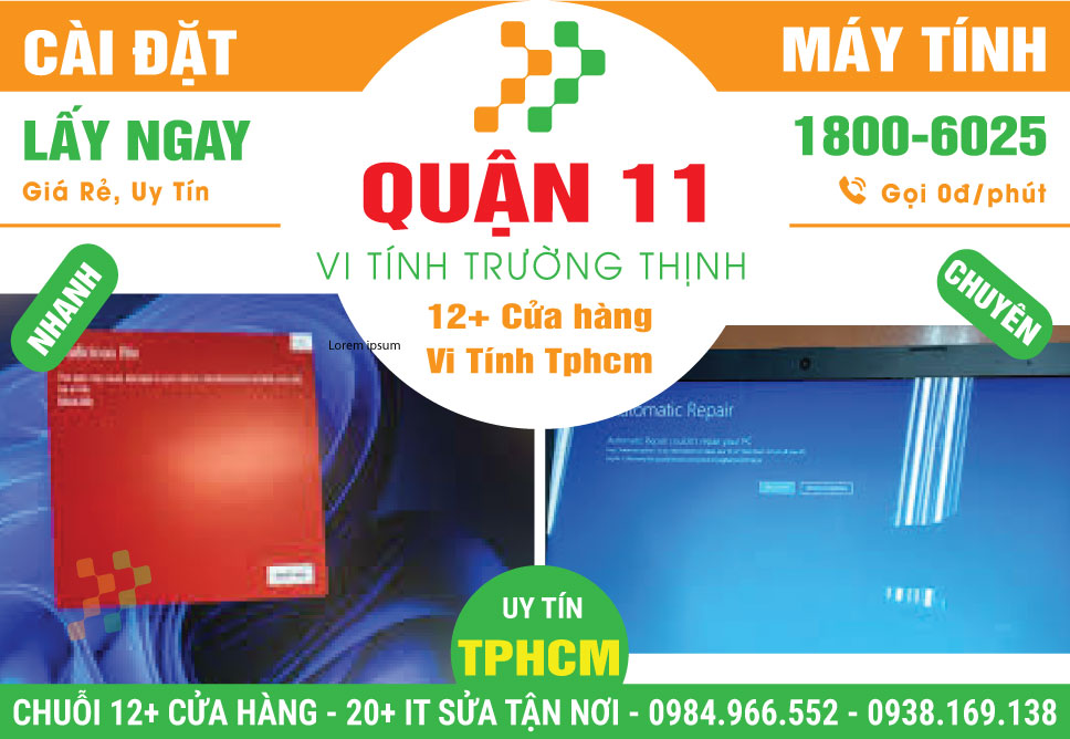 Cài Đặt Máy Tính Giá Rẻ Tại Quận 11