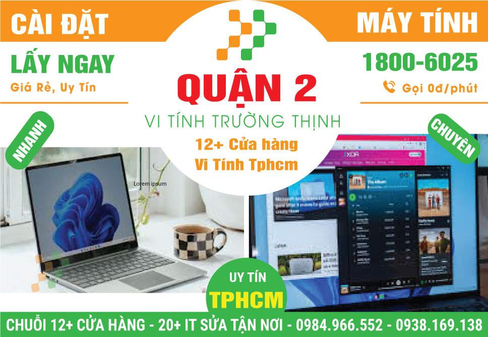 Cài Đặt Máy Tính Giá Rẻ Tại Quận 2