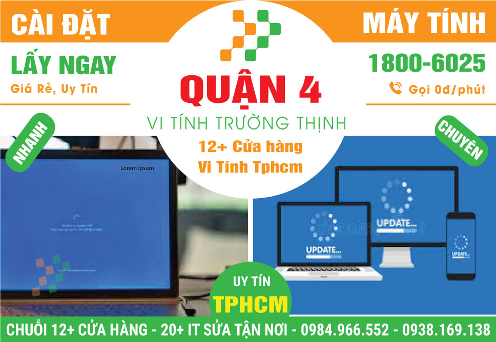 Cài Đặt Máy Tính Giá Rẻ Tại Quận 4