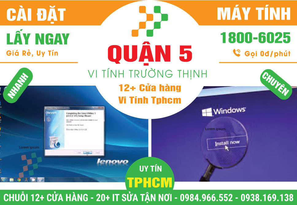 Cài Đặt Máy Tính Giá Rẻ Tại Quận 5