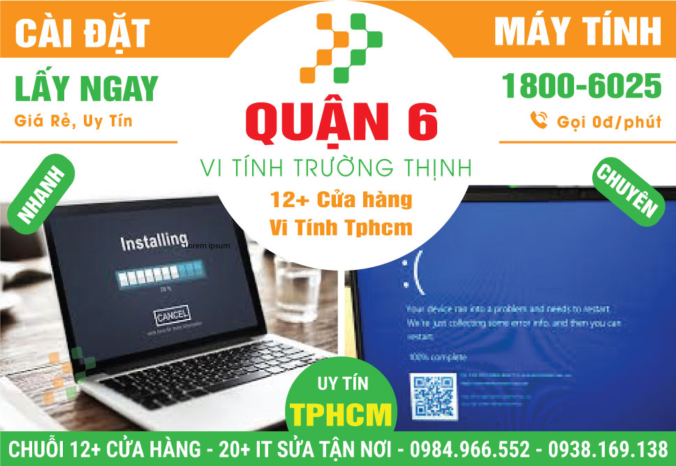 Cài Đặt Máy Tính Giá Rẻ Tại Quận 6