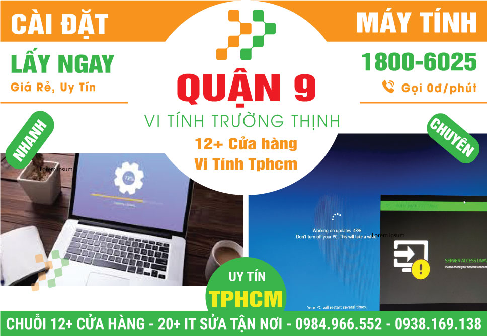 Cài Đặt Máy Tính Giá Rẻ Tại Quận 9