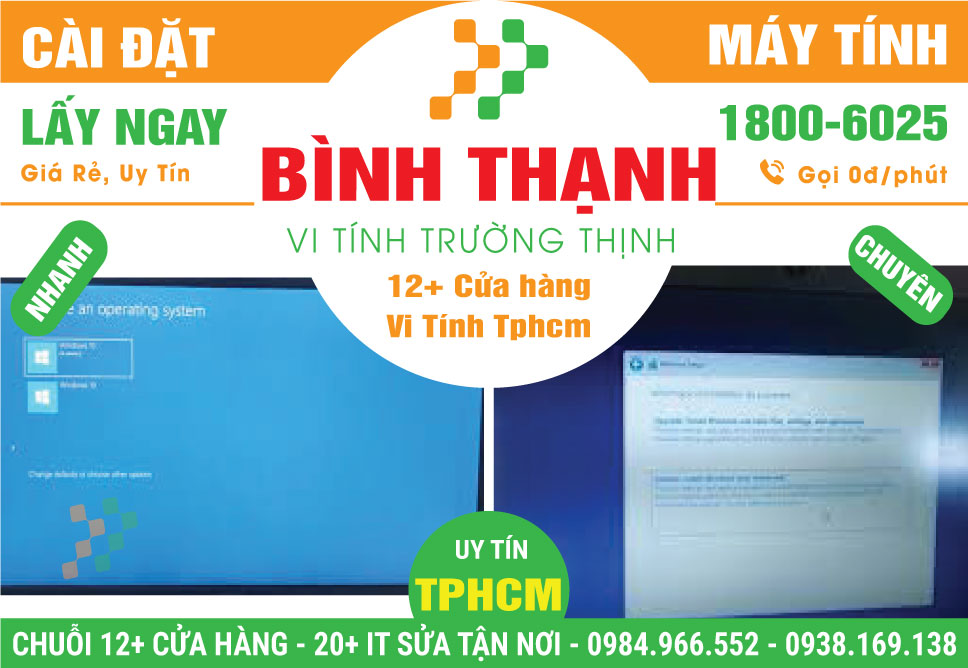 Cài Đặt Máy Tính Giá Rẻ Tại Quận Bình Thạnh