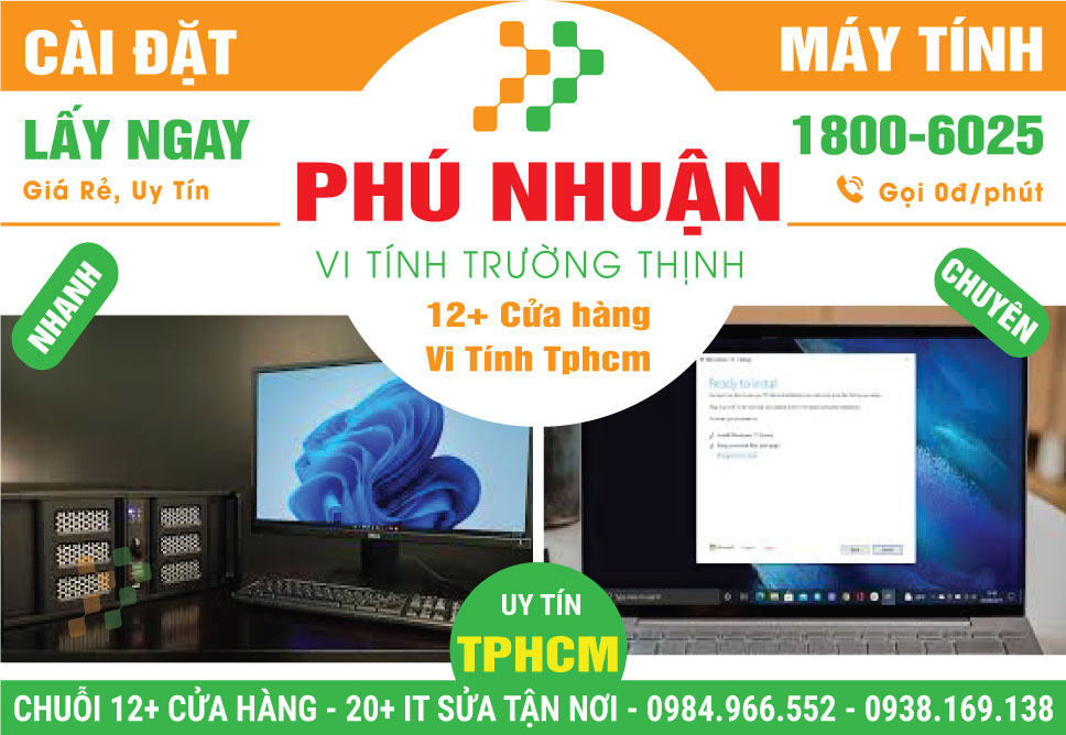 Cài Đặt Máy Tính Giá Rẻ Tại Quận Phú Nhuận