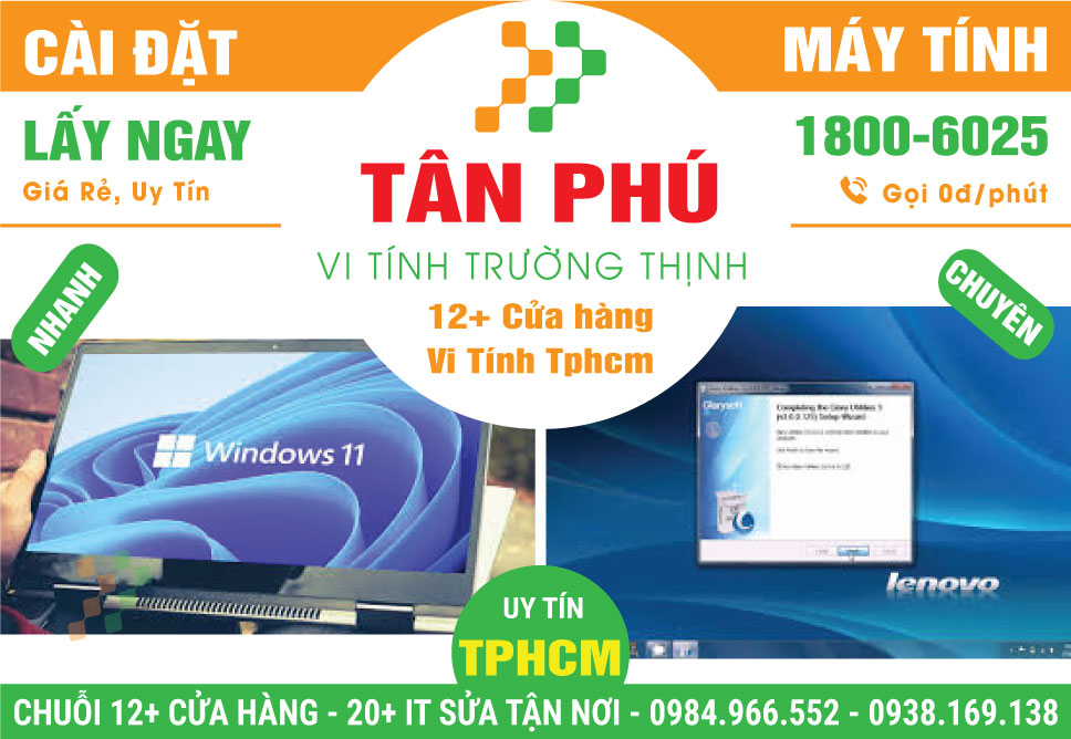 Cài Đặt Máy Tính Giá Rẻ Tại Quận Tân Phú