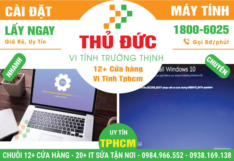 Cài Đặt Máy Tính Giá Rẻ Tại Quận Thủ Đức