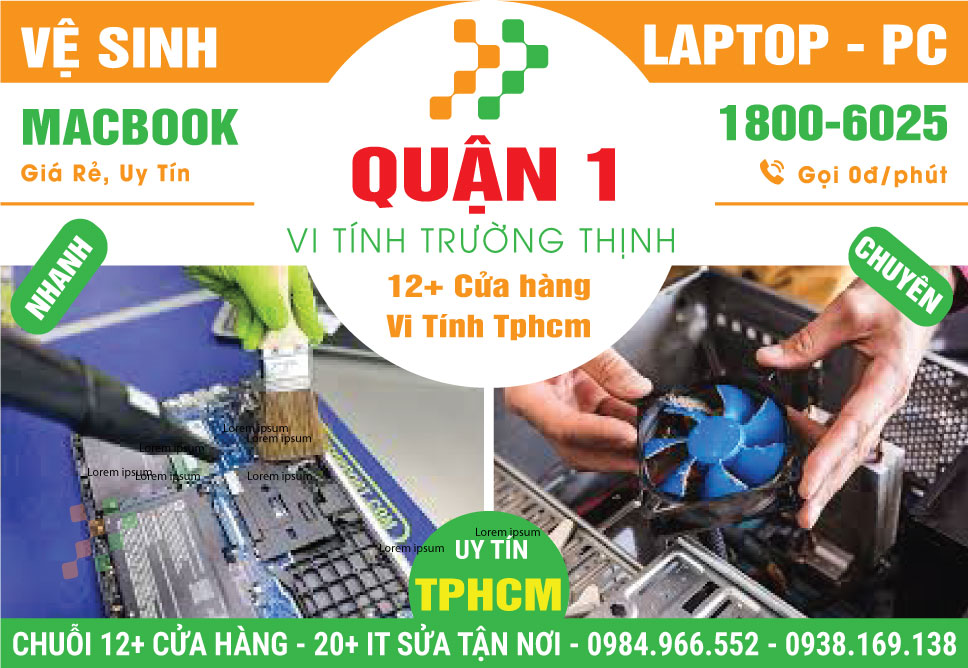 Vệ Sinh Máy Tính PC – Laptop Giá Rẻ Tại Quận 1