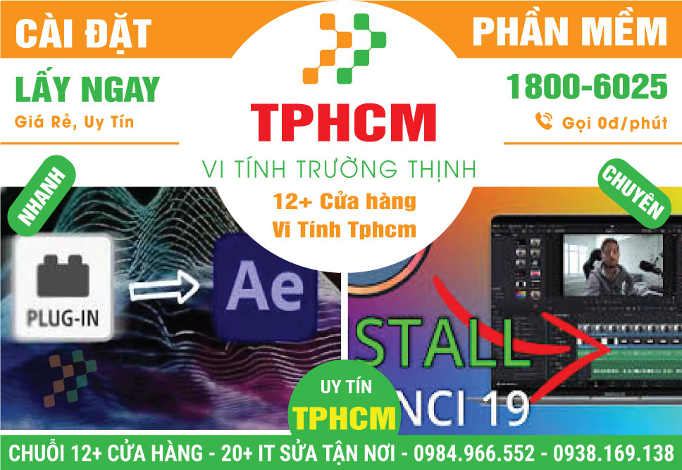 Cài Đặt Phần Mềm Làm Phim – Premiere, After Effects, Davinci