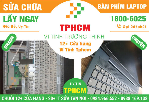 Sửa Chữa Bàn phím laptop liệt phím - loạn phím