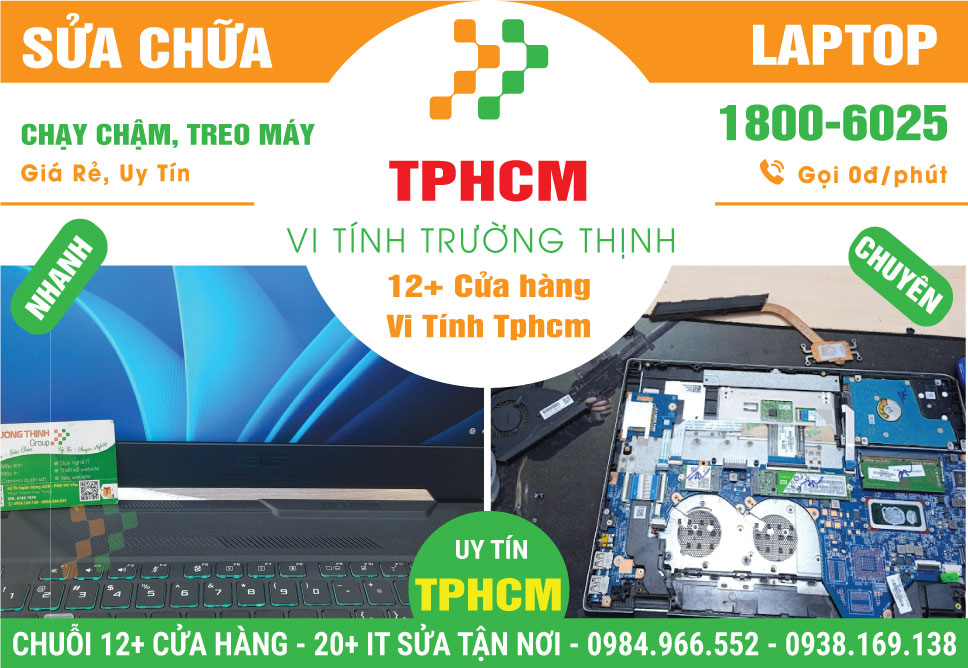 Sửa Chữa Laptop chạy chậm, đơ lag, treo máy