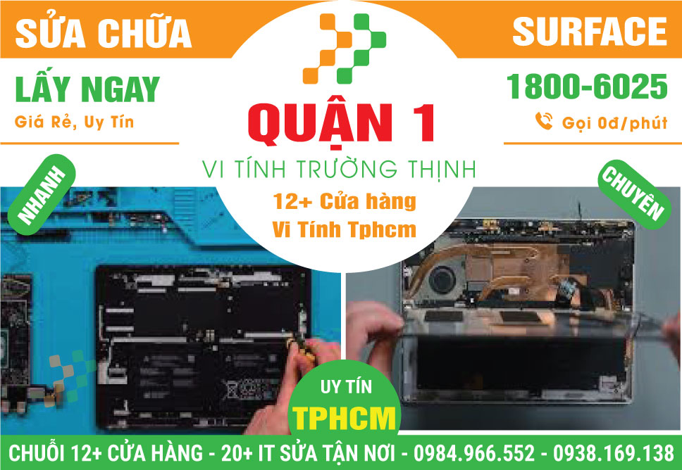 Trung Tâm Sửa Chữa Surface Giá Rẻ Tại Quận 1