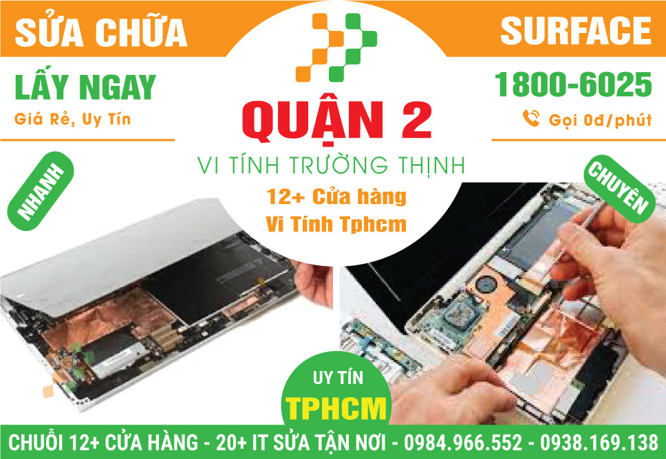 Trung Tâm Sửa Chữa Surface Giá Rẻ Tại Quận 2