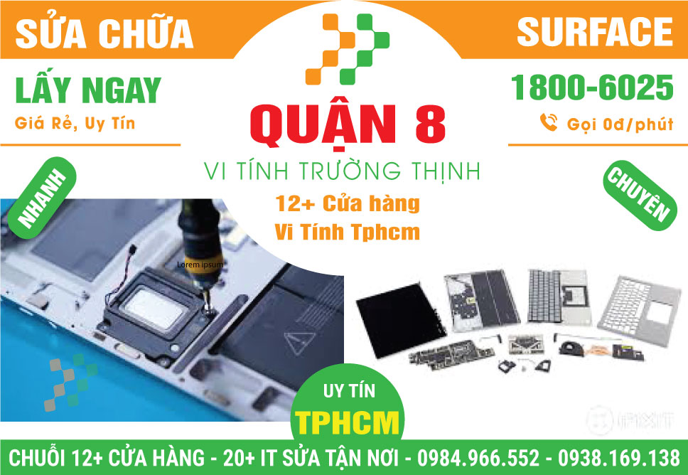 Trung Tâm Sửa Chữa Surface Giá Rẻ Tại Quận 8