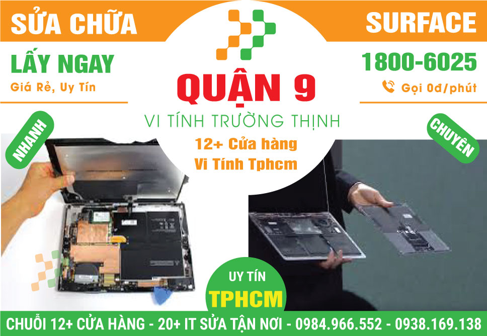 Trung Tâm Sửa Chữa Surface Giá Rẻ Tại Quận 9