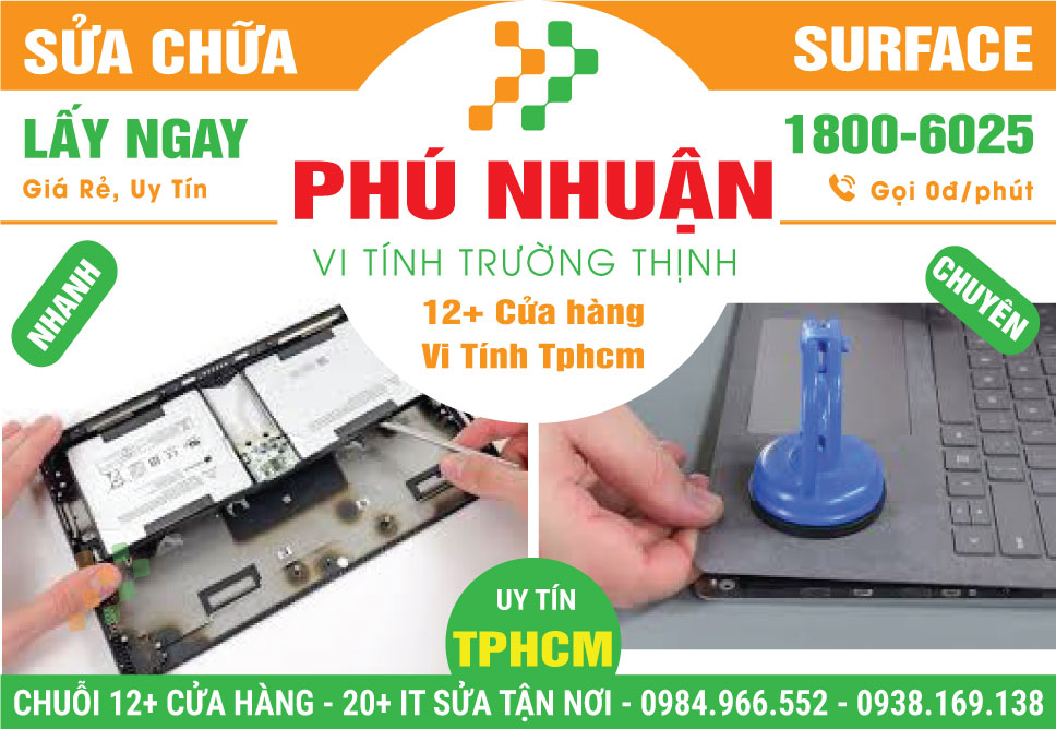 Trung Tâm Sửa Chữa Surface Giá Rẻ Tại Quận Phú Nhuận