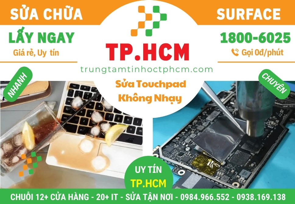 Sửa Surface Bị Vào Nước – Không Lên Nguồn