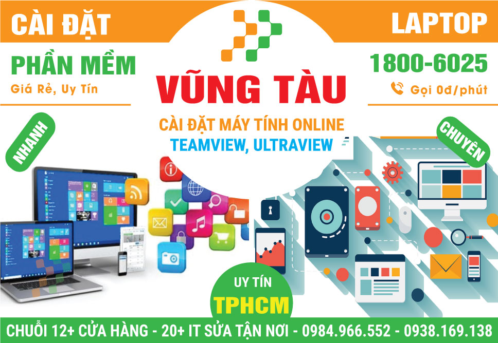 Cài Đặt Máy Tính Online Tại Bà Rịa - Vũng Tàu