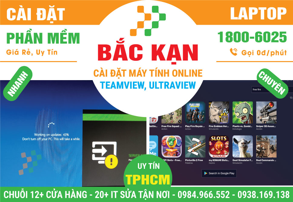 Cài Đặt Máy Tính Online Tại Bắc Kạn