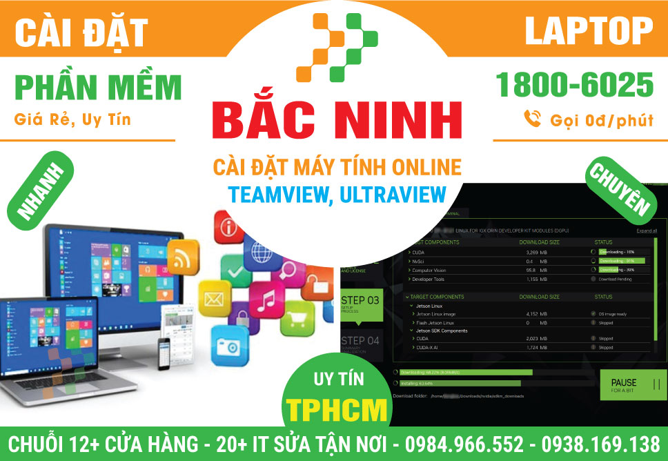 Cài Đặt Máy Tính Online Tại Bắc Ninh