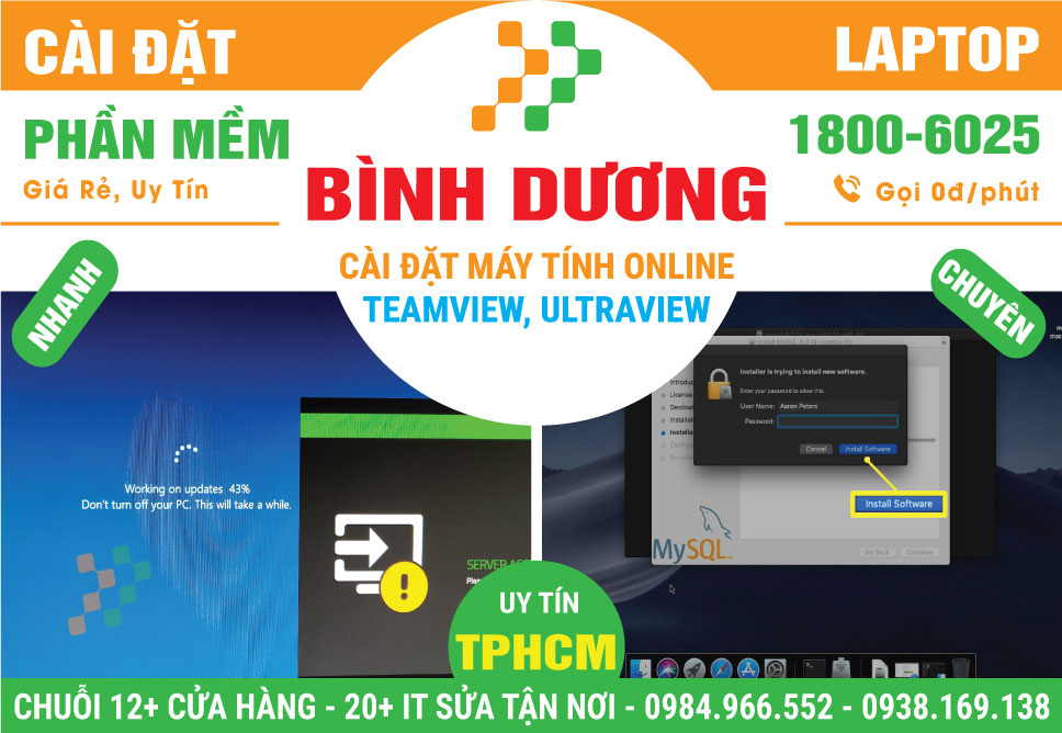 Cài Đặt Máy Tính Online Tại Bình Dương