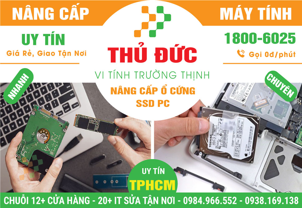 Lắp Ổ Cứng SSD PC Tại Quận Thủ Đức