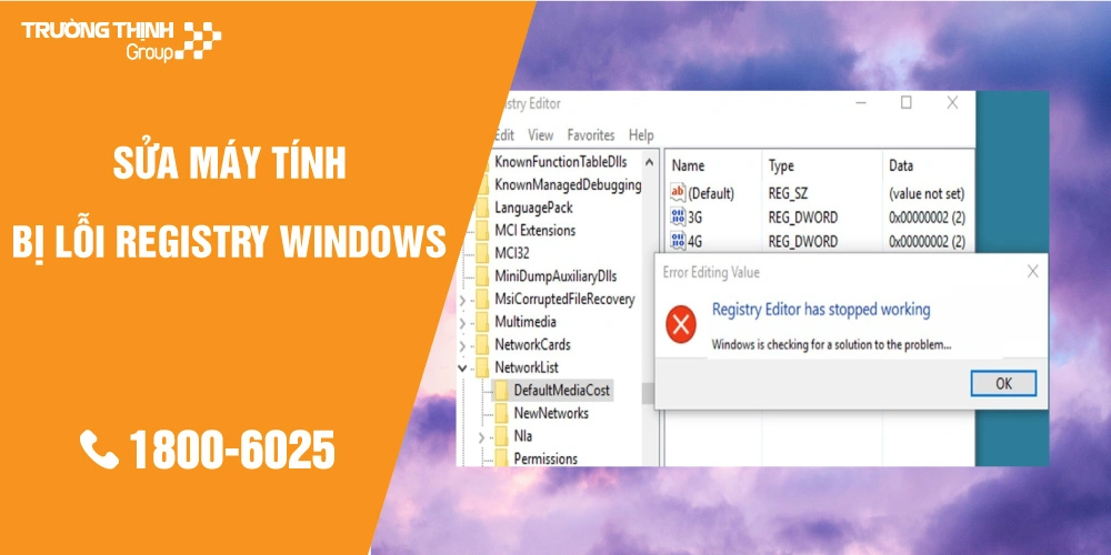 Nơi Sửa Máy Tính Bị Lỗi Registry Windows Tại Quận Tân Bình