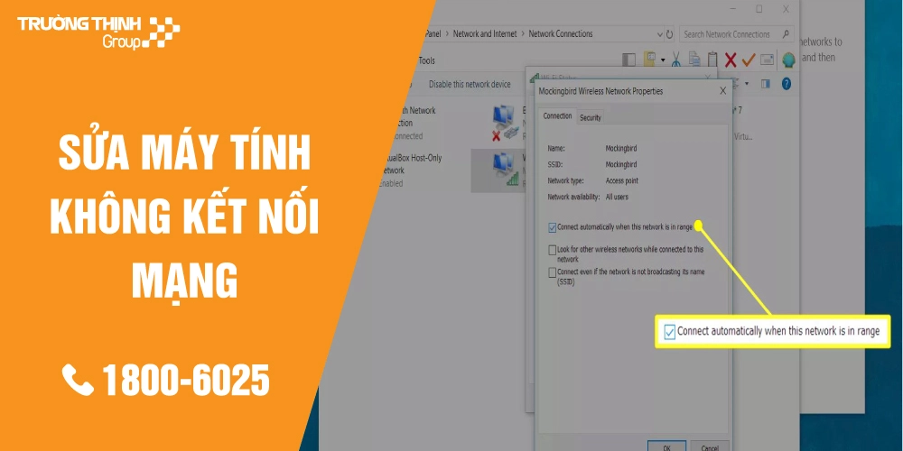 Nơi Sửa Máy Tính Không Kết Nối Được Mạng Tại Quận Tân Bình