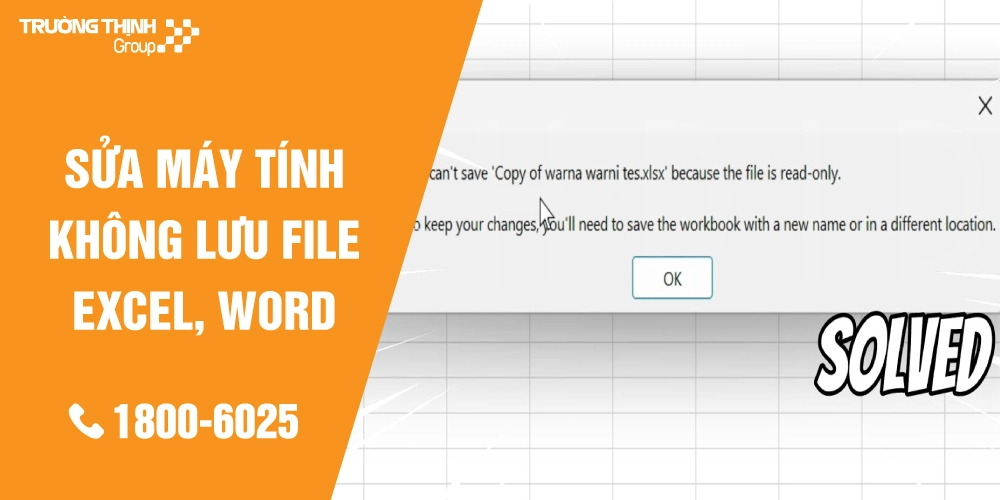 Nơi Sửa Máy Tính Không Lưu Được File Excel, Word Tại Quận Tân Bình
